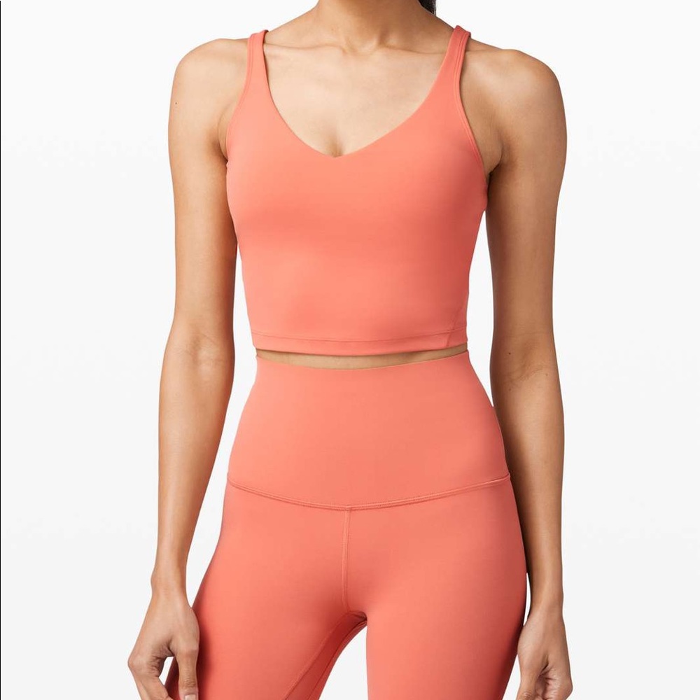 NWOT Lululemon Align Tank Rustic Coral Size 8